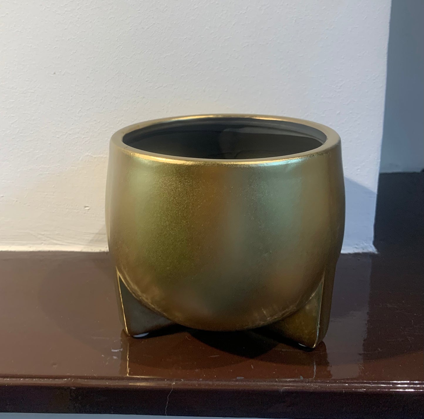 Bloempot goud