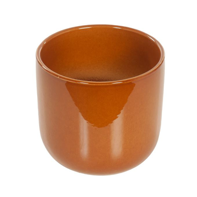 Bloempot cognac