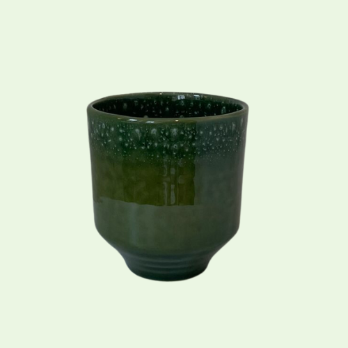 Bloempot Otis groen vintage look