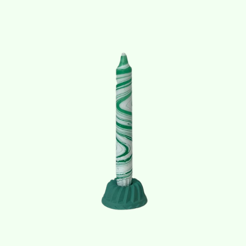 Kaarsen standaard donker groen