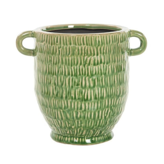 Bloempot licht groen