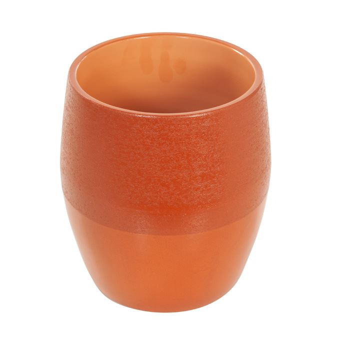 Bloempot terra geglazuurd