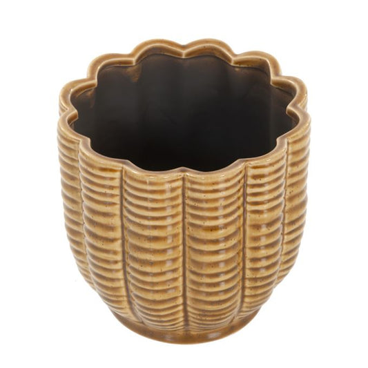 Bloempot bruin