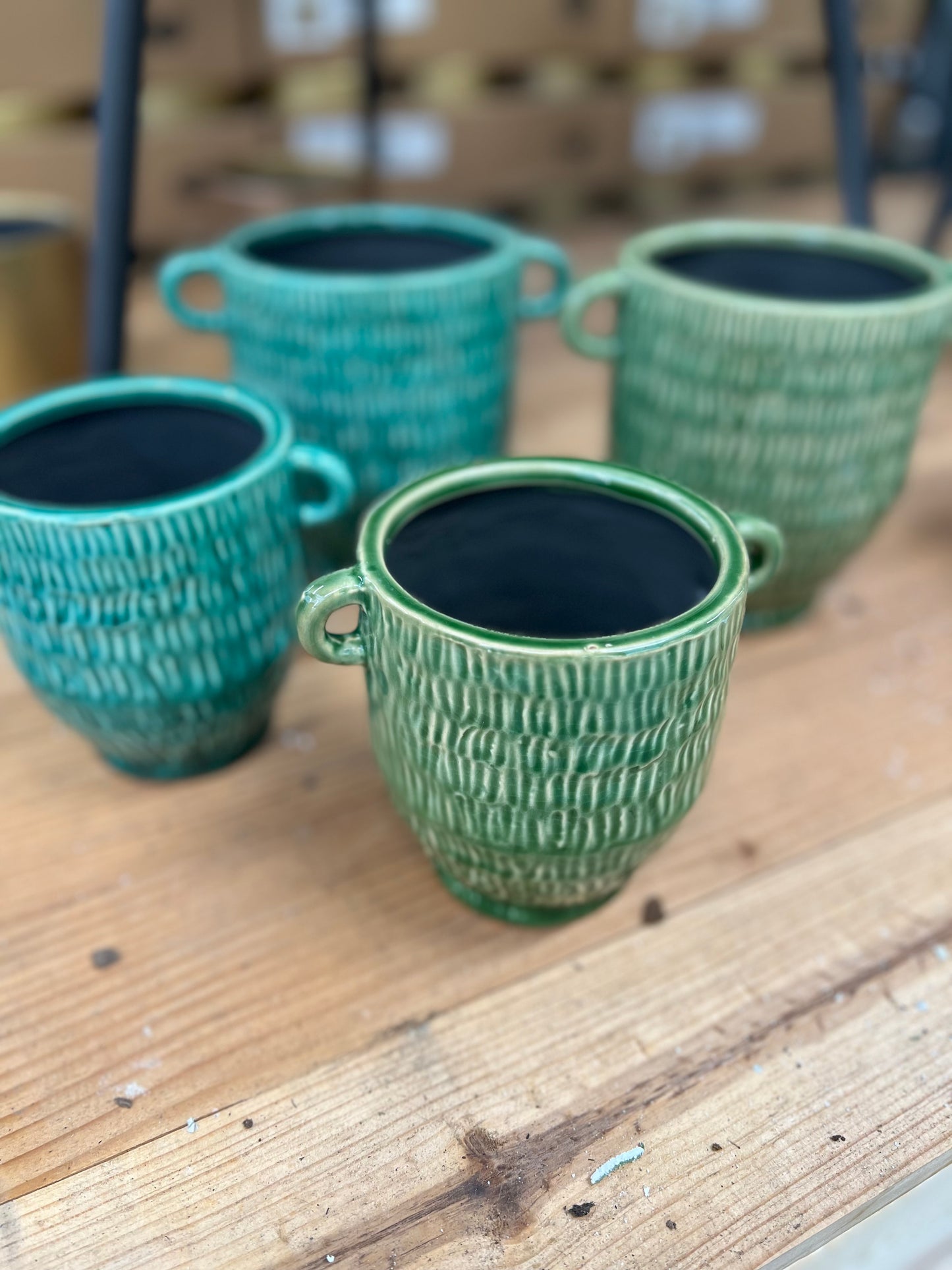 Bloempot groen
