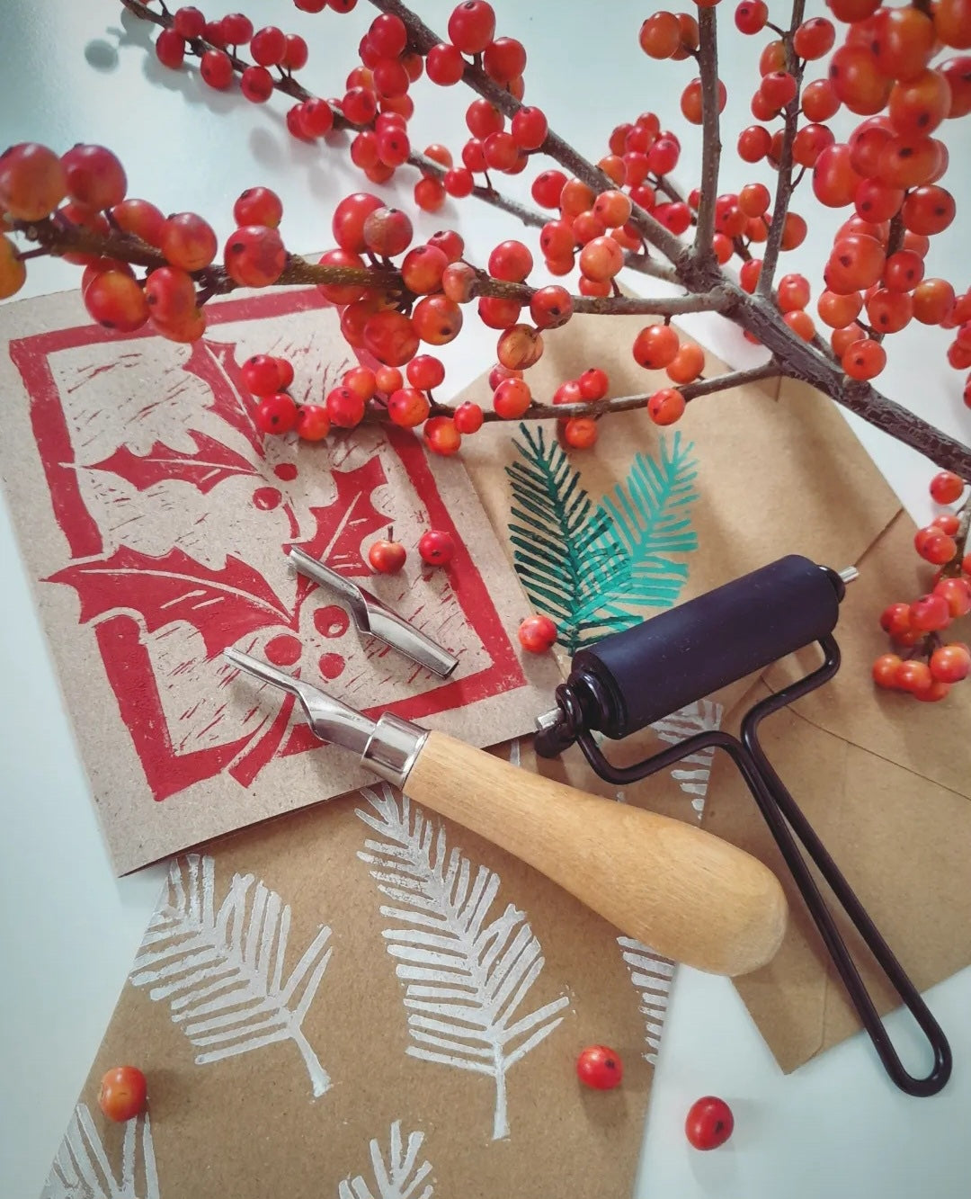 Workshop Maak je eigen kerstkaarten di 2 dec VOL