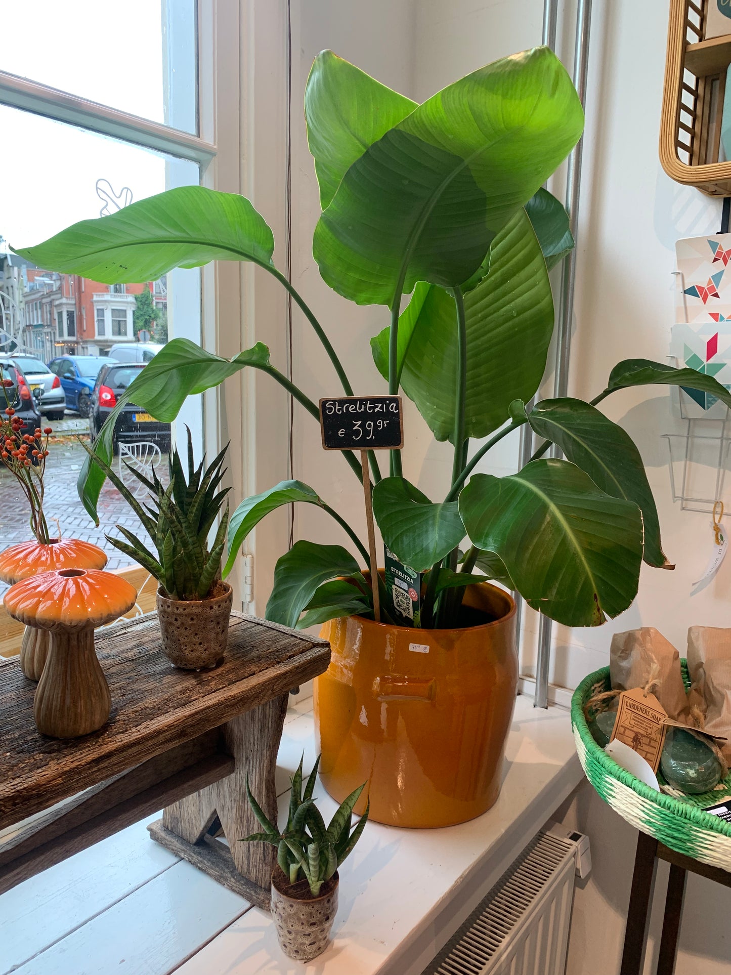 Bloempot Serax oranje