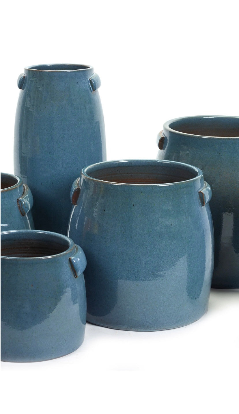 Serax - bloempot blauw