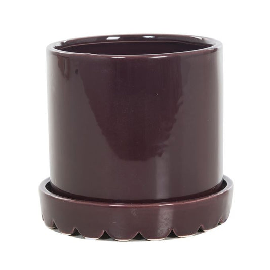Bloempot aubergine