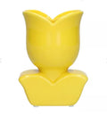 Bloempot geel bloemvorm