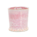 Bloempot roze met randje maat M