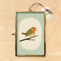 Mini lijstje met print roodborstje Illu-ster