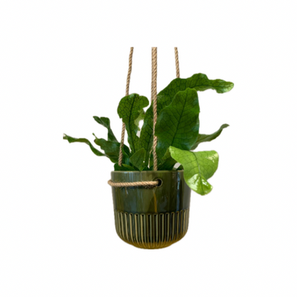 Hangpot Mica groen maat M