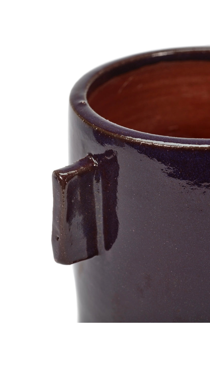 Serax bloempot Flower pot aubergine
