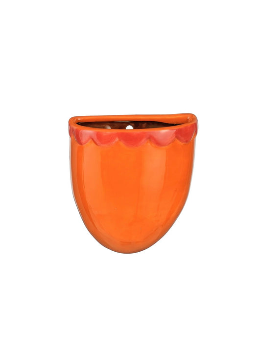Muurvaasje Maya oranje