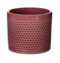 Bloempot Bordeaux rood