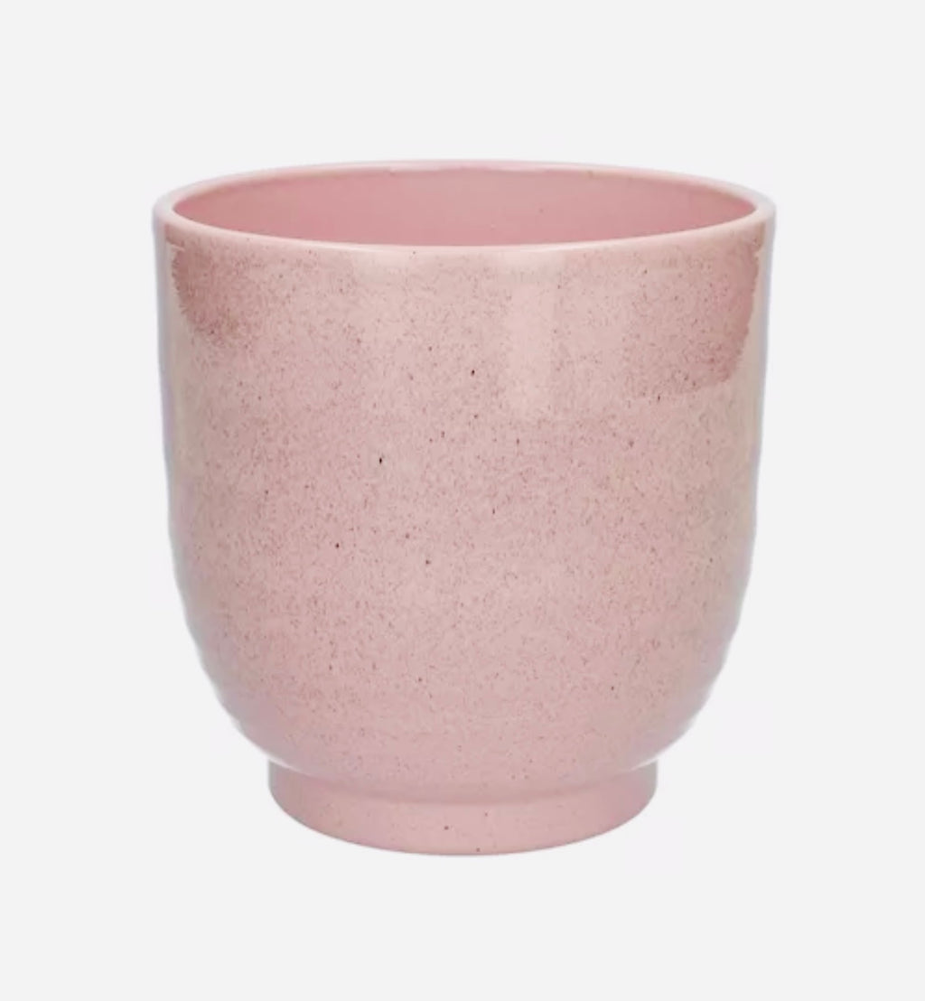 Bloempot licht roze