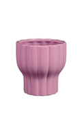 Bloempot roze op voet