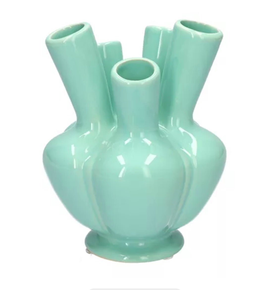 Tulpen vaas licht blauw