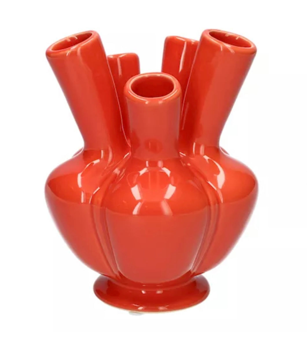 Tulpen vaas cherry kleur