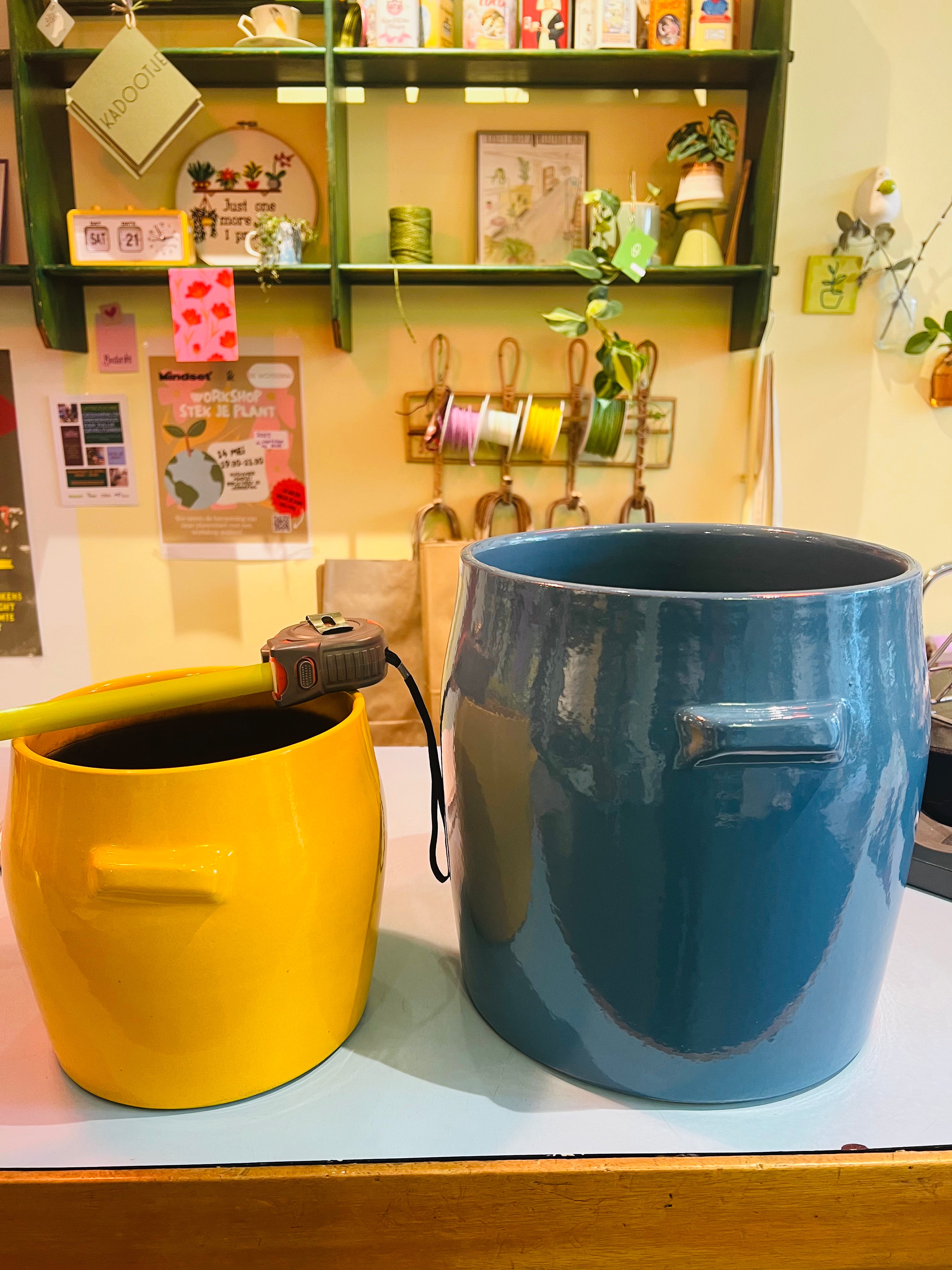 Serax - bloempot blauw