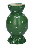 Vaas Candy groen rond met stip