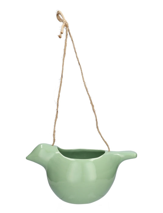 Hangpot vogel groen