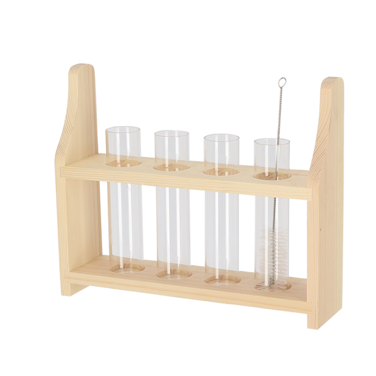 Stekjes rek 4 buisjes met borstel