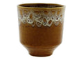 Bloempot Otis oker vintage look M