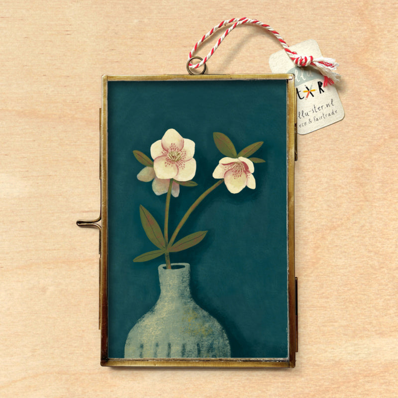 Mini lijstje met print helleborus Illu-ster