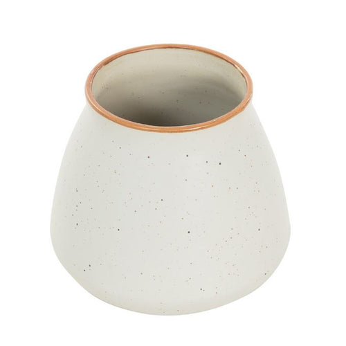 Bloempot crème M