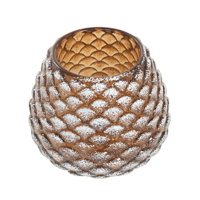 Dennenappel waxinelicht