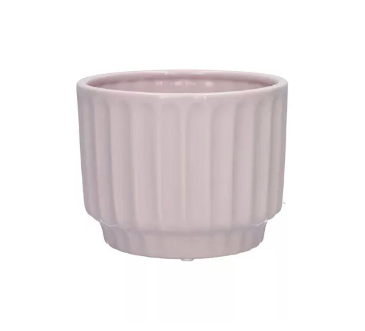 Bloempot licht roze