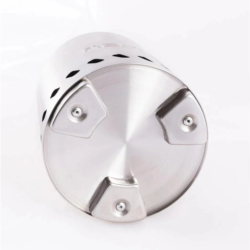 Volcano pellet tafelhaard klein RVS